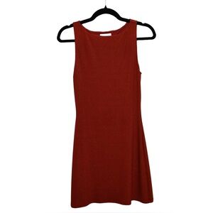 Reformation red sparkly mini dress